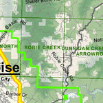 Idaho Department of Fish & Game Controlled Hunt Areas - Deer - Hunt Area 39-2 digital map