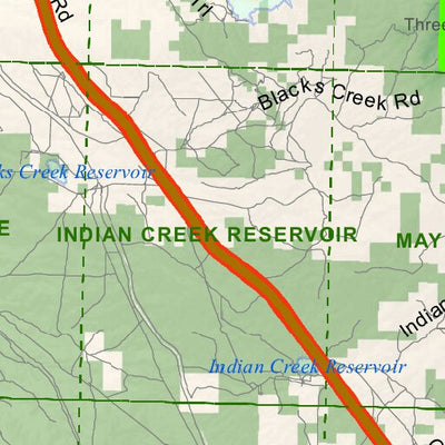 Idaho Department of Fish & Game Controlled Hunt Areas - Deer - Hunt Area 40-1X digital map