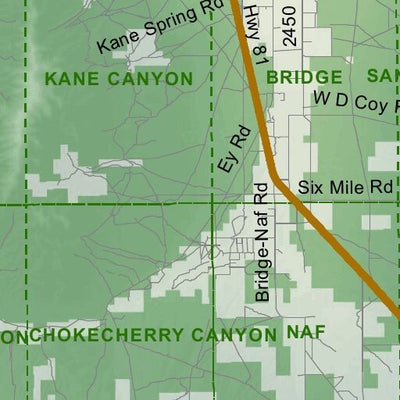 Idaho Department of Fish & Game Controlled Hunt Areas - Deer - Hunt Area 55-1 digital map