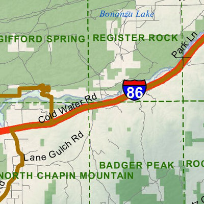 Idaho Department of Fish & Game Controlled Hunt Areas - Deer - Hunt Area 55-1 digital map
