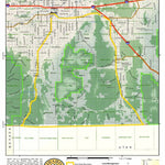 Idaho Department of Fish & Game Controlled Hunt Areas - Deer - Hunt Area 55 digital map