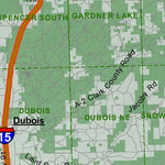 Idaho Department of Fish & Game Controlled Hunt Areas - Deer - Hunt Area 60-1X digital map
