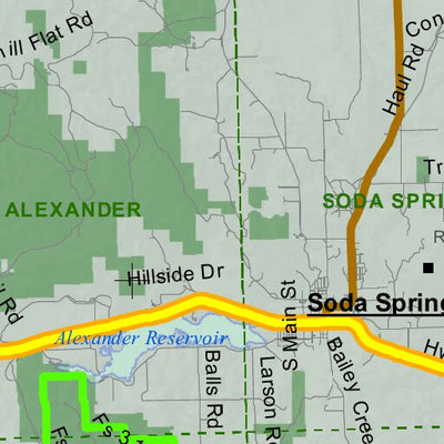 Idaho Department of Fish & Game Controlled Hunt Areas - Deer - Hunt Area 72-1 digital map