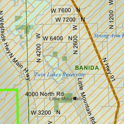 Idaho Department of Fish & Game Controlled Hunt Areas - Deer - Hunt Area 73-1 digital map