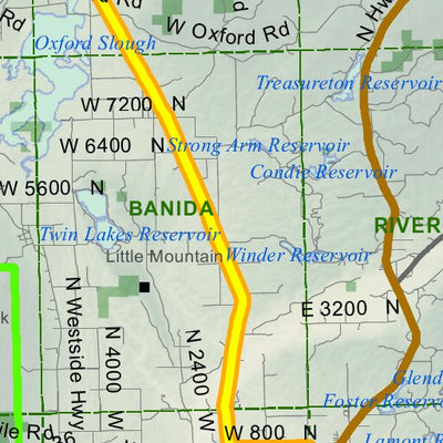 Idaho Department of Fish & Game Controlled Hunt Areas - Deer - Hunt Area 73 digital map
