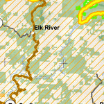 Idaho Department of Fish & Game Controlled Hunt Areas - Deer - Hunt Area 8-1X digital map