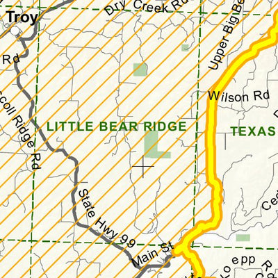 Idaho Department of Fish & Game Controlled Hunt Areas - Deer - Hunt Area 8-2X digital map
