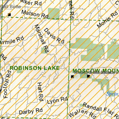 Idaho Department of Fish & Game Controlled Hunt Areas - Deer - Hunt Area 8-2X digital map