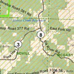 Idaho Department of Fish & Game Controlled Hunt Areas - Deer - Hunt Area 8A-1X digital map
