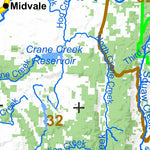 Idaho Department of Fish & Game Controlled Hunt Areas - Elk - Hunt Area 22-2X digital map