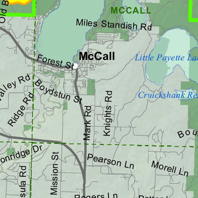 Idaho Department of Fish & Game Controlled Hunt Areas - Elk - Hunt Area 23-1 digital map