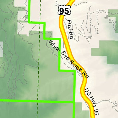 Idaho Department of Fish & Game Controlled Hunt Areas - Elk - Hunt Area 23-2 digital map
