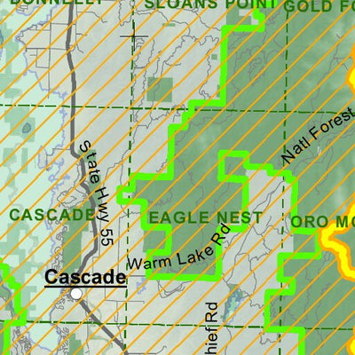 Idaho Department of Fish & Game Controlled Hunt Areas - Elk - Hunt Area 24-1X digital map