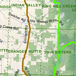 Idaho Department of Fish & Game Controlled Hunt Areas - Elk - Hunt Area 24-1X digital map