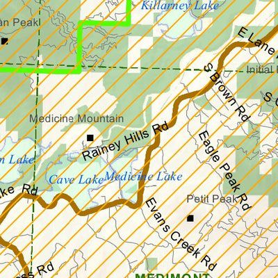 Idaho Department of Fish & Game Controlled Hunt Areas - Elk - Hunt Area 3-2 digital map