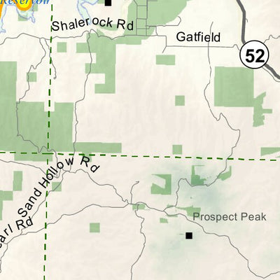 Idaho Department of Fish & Game Controlled Hunt Areas - Elk - Hunt Area 32-2X digital map
