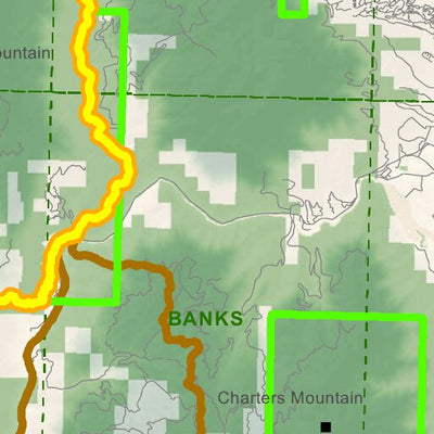 Idaho Department of Fish & Game Controlled Hunt Areas - Elk - Hunt Area 32A-2 digital map