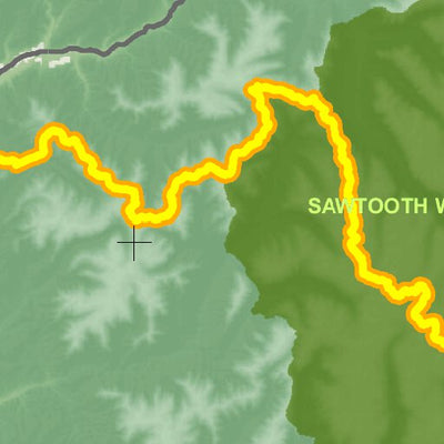 Idaho Department of Fish & Game Controlled Hunt Areas - Elk - Hunt Area 33-1 digital map