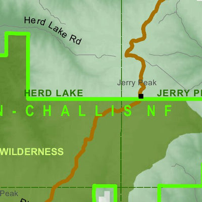 Idaho Department of Fish & Game Controlled Hunt Areas - Elk - Hunt Area 36A-2 digital map