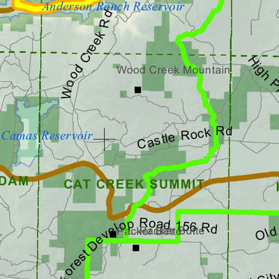 Idaho Department of Fish & Game Controlled Hunt Areas - Elk - Hunt Area 43 digital map