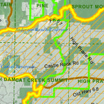 Idaho Department of Fish & Game Controlled Hunt Areas - Elk - Hunt Area 44-1X digital map