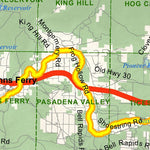 Idaho Department of Fish & Game Controlled Hunt Areas - Elk - Hunt Area 45 digital map