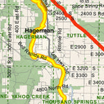 Idaho Department of Fish & Game Controlled Hunt Areas - Elk - Hunt Area 46-1 digital map