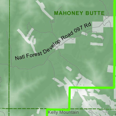 Idaho Department of Fish & Game Controlled Hunt Areas - Elk - Hunt Area 48-2 digital map