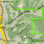 Idaho Department of Fish & Game Controlled Hunt Areas - Elk - Hunt Area 49-1X digital map