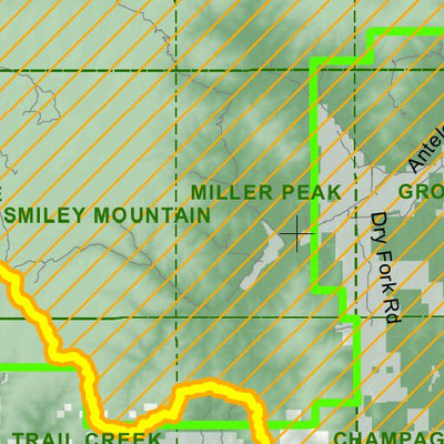 Idaho Department of Fish & Game Controlled Hunt Areas - Elk - Hunt Area 50-1X digital map