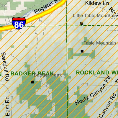 Idaho Department of Fish & Game Controlled Hunt Areas - Elk - Hunt Area 56-1 digital map