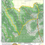 Idaho Department of Fish & Game Controlled Hunt Areas - Elk - Hunt Area 58-1 digital map
