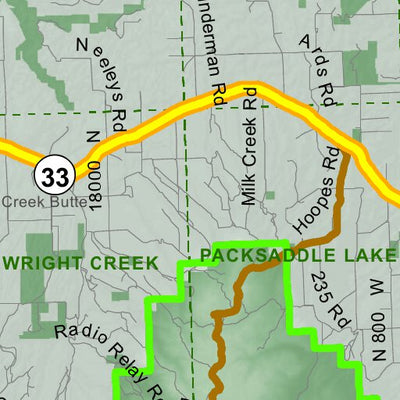Idaho Department of Fish & Game Controlled Hunt Areas - Elk - Hunt Area 62-1 digital map