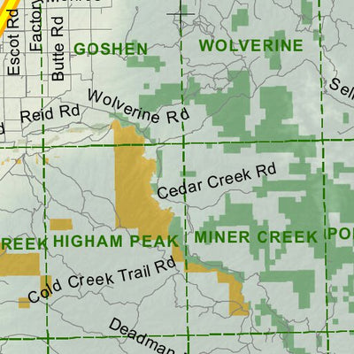 Idaho Department of Fish & Game Controlled Hunt Areas - Elk - Hunt Area 66-1 digital map