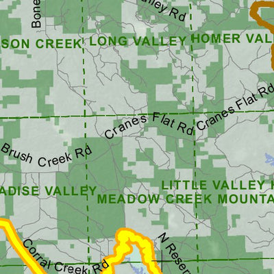 Idaho Department of Fish & Game Controlled Hunt Areas - Elk - Hunt Area 66-2 digital map