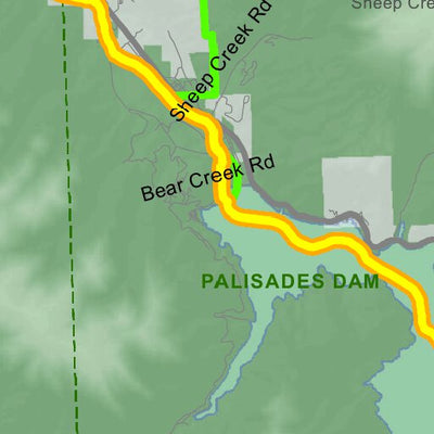 Idaho Department of Fish & Game Controlled Hunt Areas - Elk - Hunt Area 67-1 digital map