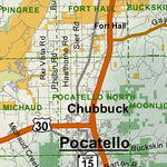 Idaho Department of Fish & Game Controlled Hunt Areas - Elk - Hunt Area 68-1X digital map