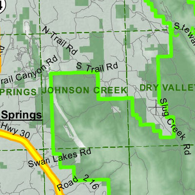 Idaho Department of Fish & Game Controlled Hunt Areas - Elk - Hunt Area 76 digital map