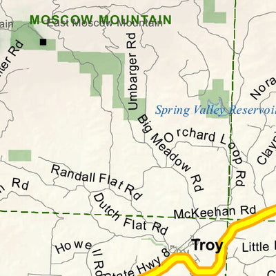 Idaho Department of Fish & Game Controlled Hunt Areas - Elk - Hunt Area 8-1 digital map