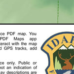 Idaho Department of Fish & Game Controlled Hunt Areas - Goat - Hunt Area 10-2 digital map