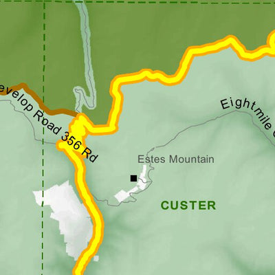 Idaho Department of Fish & Game Controlled Hunt Areas - Goat - Hunt Area 27-2 digital map
