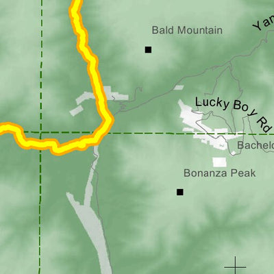 Idaho Department of Fish & Game Controlled Hunt Areas - Goat - Hunt Area 27-2 digital map