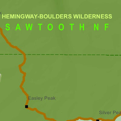 Idaho Department of Fish & Game Controlled Hunt Areas - Goat - Hunt Area 36A-2 digital map