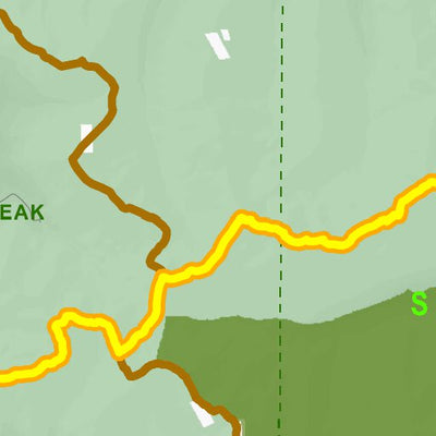 Idaho Department of Fish & Game Controlled Hunt Areas - Goat - Hunt Area 36A-4 digital map