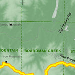 Idaho Department of Fish & Game Controlled Hunt Areas - Goat - Hunt Area 43 digital map