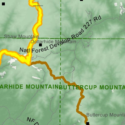 Idaho Department of Fish & Game Controlled Hunt Areas - Goat - Hunt Area 43 digital map