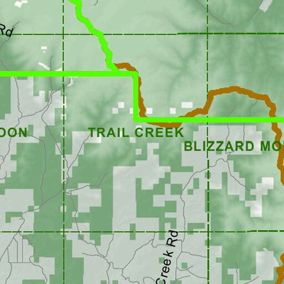 Idaho Department of Fish & Game Controlled Hunt Areas - Goat - Hunt Area 50 digital map