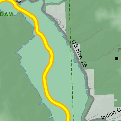 Idaho Department of Fish & Game Controlled Hunt Areas - Goat - Hunt Area 67 digital map