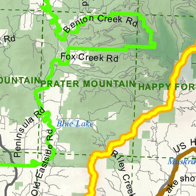 Idaho Department of Fish & Game Controlled Hunt Areas - Moose - Hunt Area 1-1 digital map