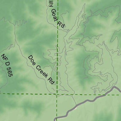 Idaho Department of Fish & Game Controlled Hunt Areas - Moose - Hunt Area 10-1 digital map